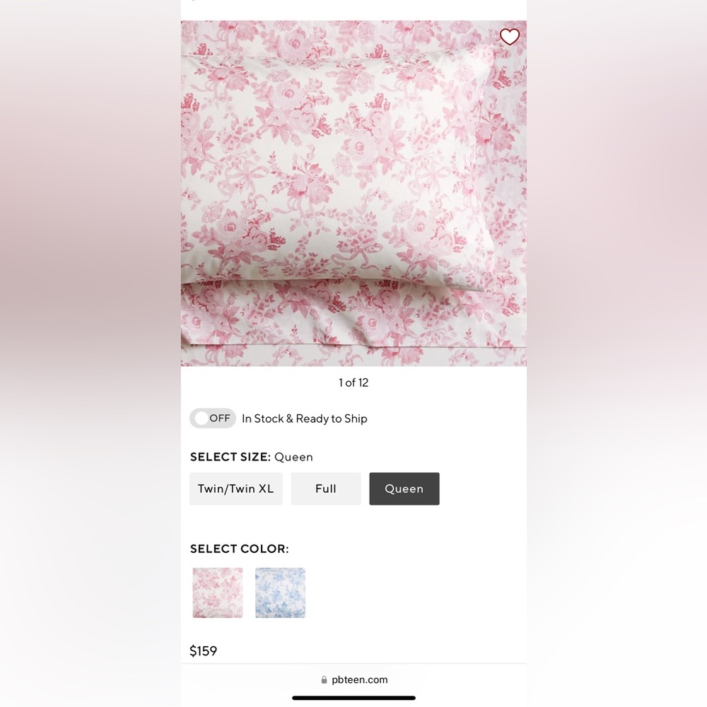 Loveshackfancy sheet set queen